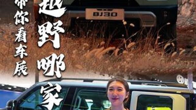 一分钟带你看车展——越野哪家强？！ #北汽BJ30 #2024北京车展   #北京BJ60e #北京