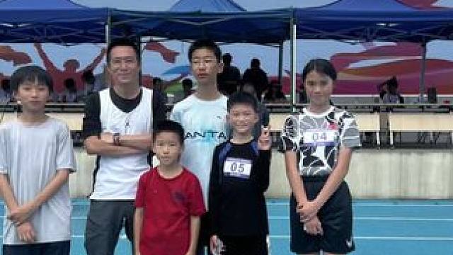 #田径#短跑  遗憾和挫折伴随人生   好久没带训练了孩子们成绩挺好 尽力了 #体育精神 #记录童年