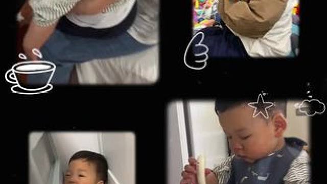 一岁小孩哥，日常懵逼#人类幼崽