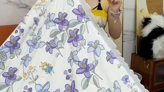 谁能想到正品富安娜夏凉被才几十块钱，这也太划算了#夏凉被 #爆款热卖中#夏季新款#仙女必备#宝妈分享