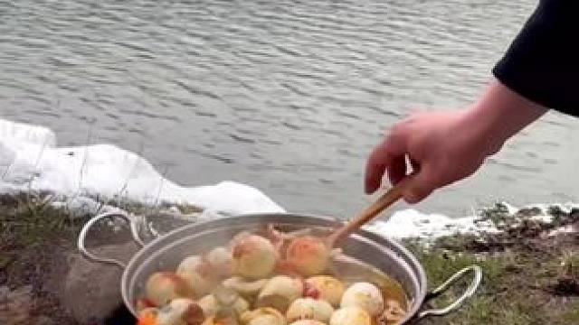 露营吃蛋 #露营报告 #露营美食报告