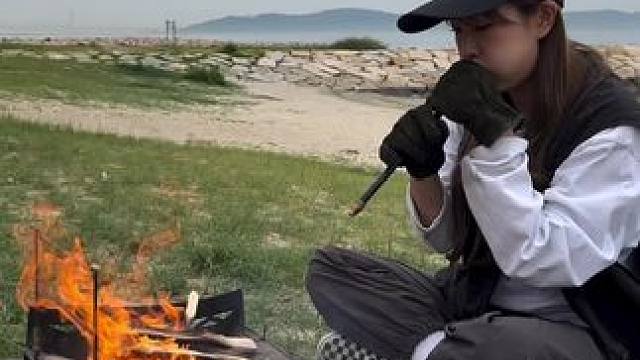 露营吃小海兔 #露营报告