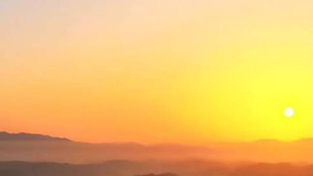 落日还是日出，有看得出的朋友吗 #露营报告