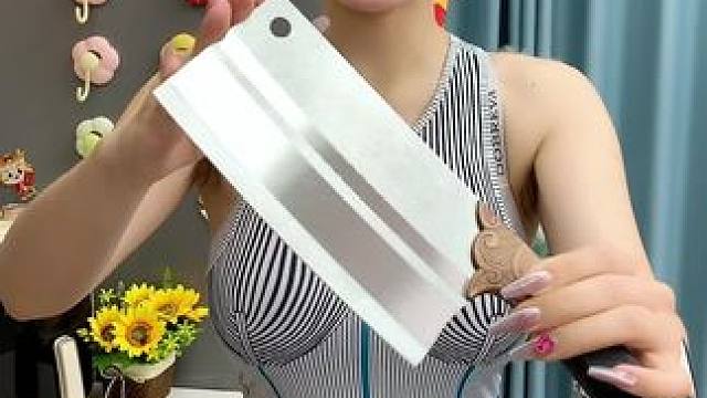 #菜刀  #手工锻打菜刀  #斩切两用刀  #家用厨房菜刀  #超便宜超划算