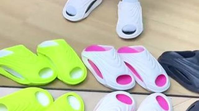 亚束运动拖鞋#拖鞋 #亚束 #运动拖鞋 #夏季穿搭 #踩屎感拖鞋