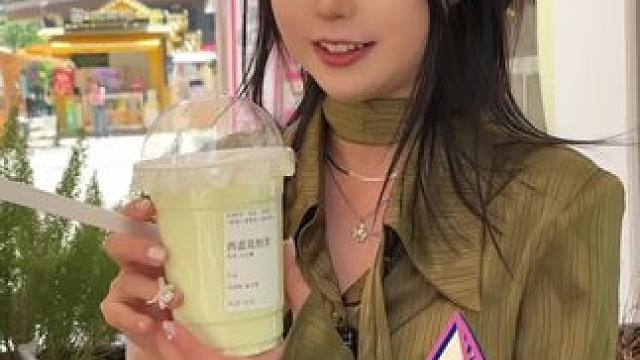 好歹毒的味道！！这个西兰花奶茶真的不要随便尝试❌ 个人口味，无节目效果#昆明 #奶茶 #美食探店 #