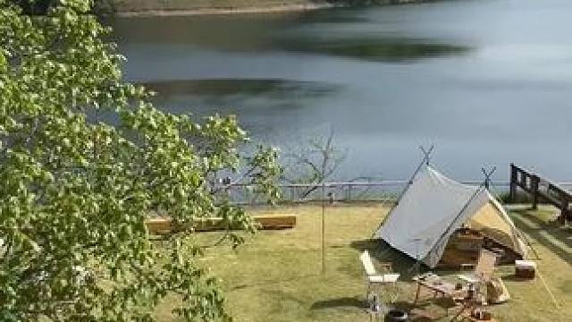 湖畔草地 #露营报告