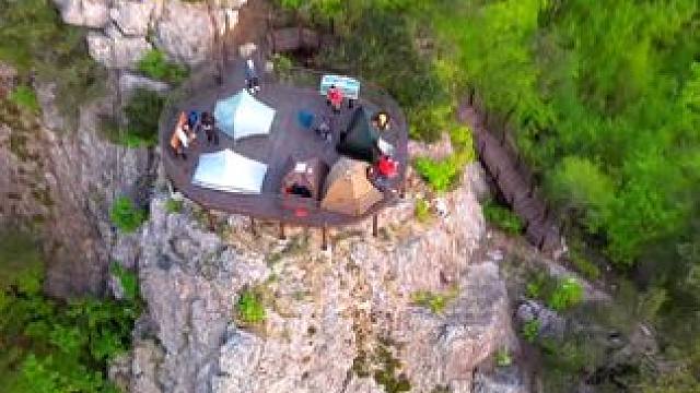 山顶平台露营 #露营报告