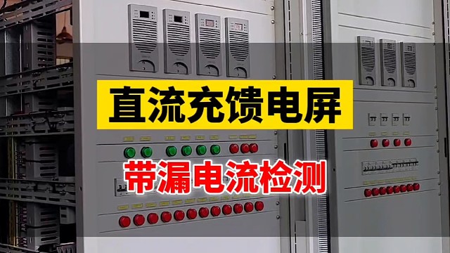 直流充馈电屏带漏电流检测#直流充馈电屏 #直流屏电源 #直流屏厂家 #直流屏模块维修 #直流屏改造