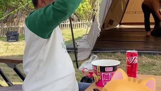 回忆下小朋友露营️ 的快乐，就是这么简单。#亲子时光 #露营⛺ #童趣时光 #亲子游玩好去处 #精致