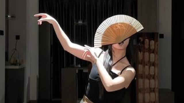 #舞蹈 “听闻京城第一女刺客是沉香堂的花魁”#国风 #小说 #咬扇子挡脸挑战