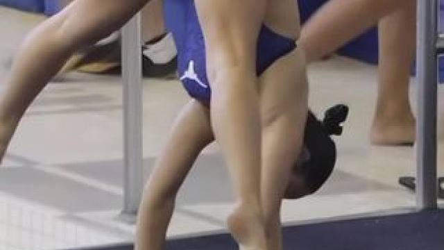 跳水运动员的日常练习#美女运动员 #游泳正常穿搭无不良引导 #跳水运动员 #运动 #跳水