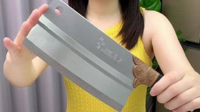 #菜刀  #手工锻打菜刀  #斩切两用刀  #家用厨房菜刀  #超便宜超划算