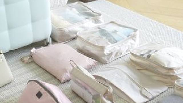 沉浸式行李箱收纳｜精致女生五一出行四天三晚都带了啥？！ #女生假期出行必带 #出差旅行必备#五一假期