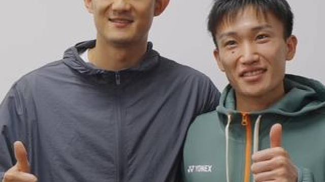 谌龙和桃田贤斗在成都的“约会” #汤尤杯