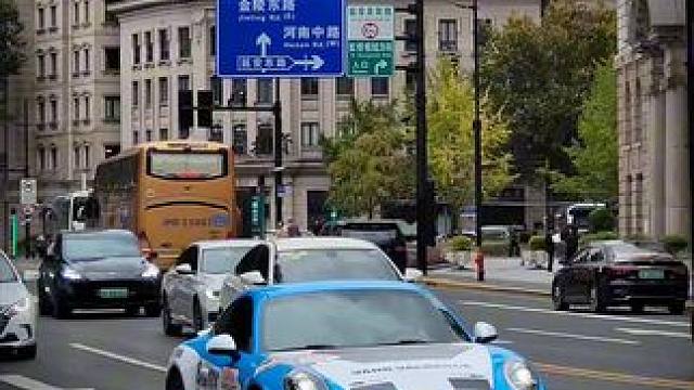 上海街头豪车街拍