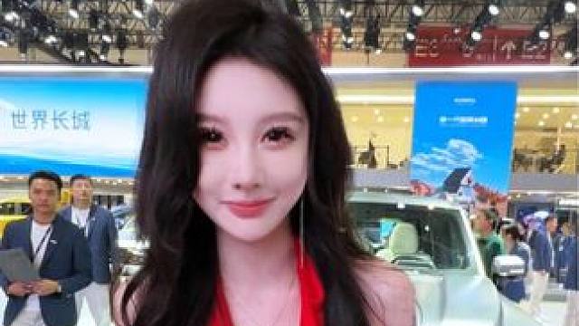 哈弗猛龙的展台小姐姐好害羞啊～ #哈弗猛龙 #2024北京国际车展