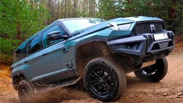 猛士917越野测试，真的是国产越野天花板？ #越野 #越野穿越 #猛士917 #普拉多 #坦克300