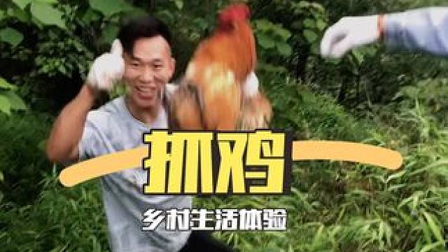 #农村生活 #五一 #户外 #公司团建 ，我们的野炊火锅实现毛肚管饱后就是吃火锅赠送的抓鸡活动，来自