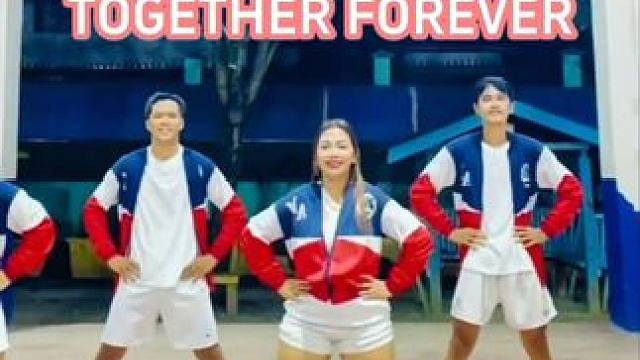 MTFIT女团尊巴健身舞TOGETHER FOREVER 跟上节奏舞动起来#活力四射 #户外舞蹈 #