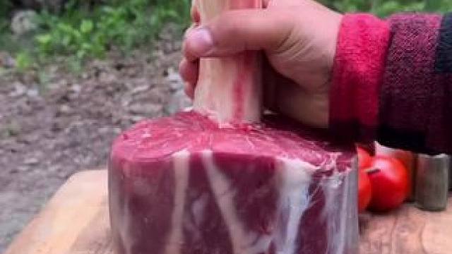 户外吃大肉锤 #露营报告