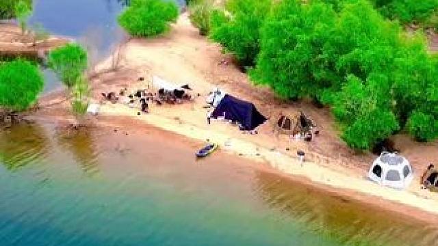 再见了河北的马尔代夫五一过的非常舒服的登岛露营#石家庄游玩推荐 #露营 #登岛露营