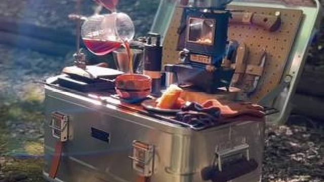 露营迷你咖啡厅又来了 #露营报告 #露营咖啡报告