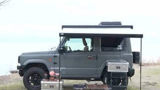 车边小支架 #露营报告