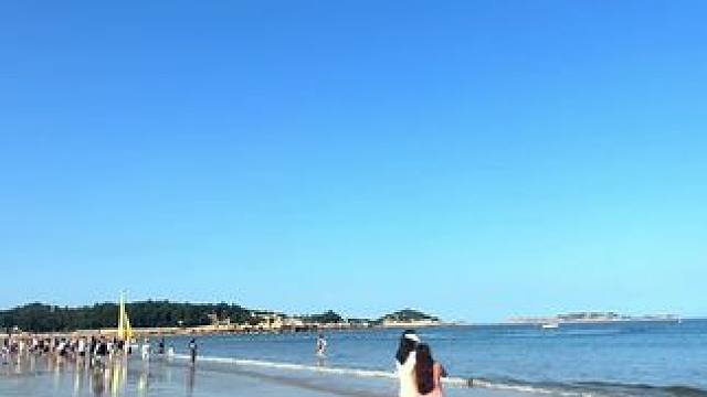 晴天的平潭 沙滩大海真是无敌的存在#旅行推荐官 #旅行大玩家 #阳光沙滩海浪