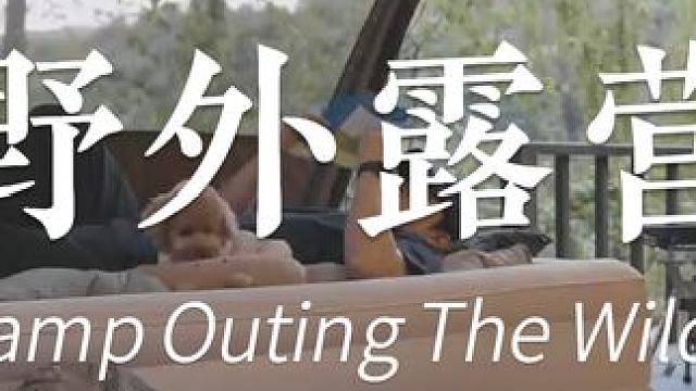 和我的狗一起舒适地放松 #露营 #户外