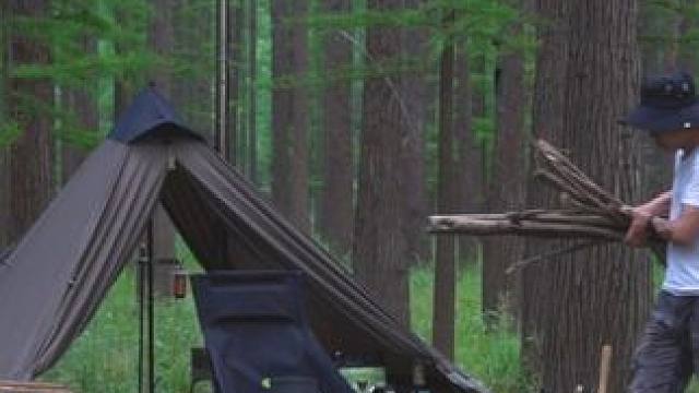 夏天融化不了心事，火炉可以！ #露营⛺ #露营 #森林氧吧