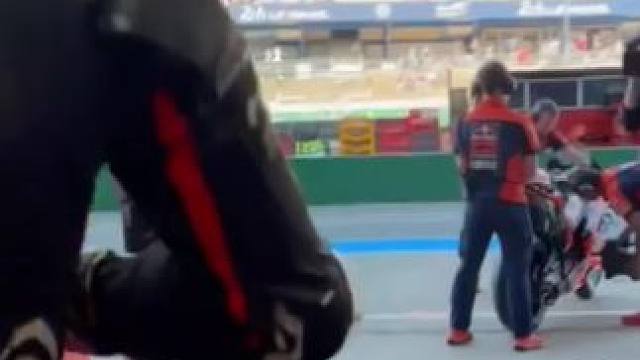 #摩托车领航计划 2024赛季MotoGP法国站FP1，选手在GP发车瞬间！#motogp #专业团