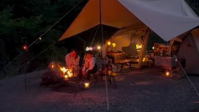 美好露营夜晚 #露营报告