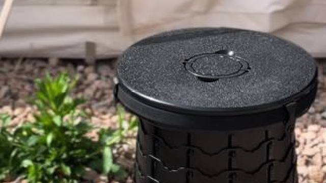 一桶三用，马桶垃圾桶小凳子 #露营报告 #露营好装备报告 #靠谱露营装备