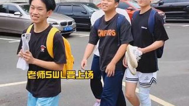 2024 #南雄中学班级篮球赛  赛前准备 #挂篮网  #校园篮球