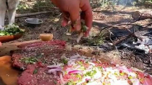 #海外美食 #户外美食制作 #野炊