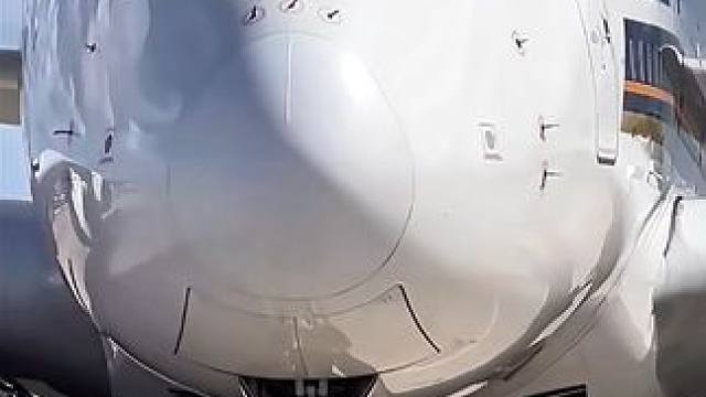 庞然大物，后退的时候必须要辅助#飞机