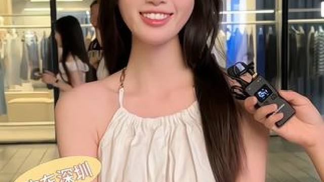 笑容超治愈的女生 #街头采访 #香港 #深圳 #治愈系笑容 #好想好想谈恋爱