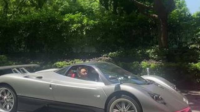 车圈届的神秘大佬Mike，昨天已从杭州离开，帕加尼zonda f上板车都要小心翼翼#帕加尼zonda