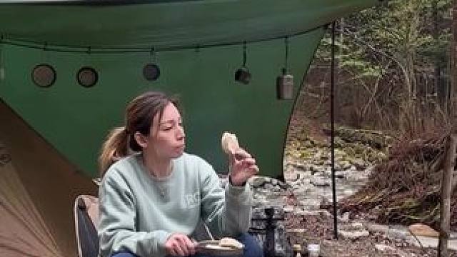 露营吃馍 #露营报告