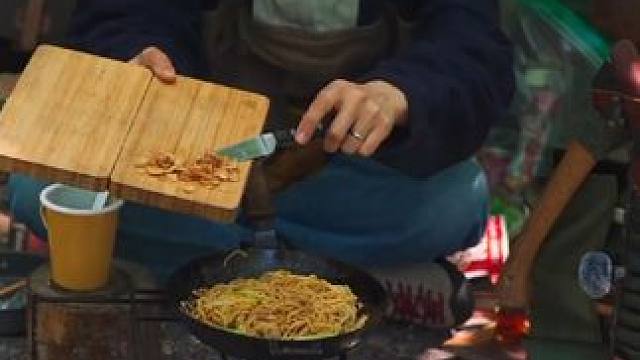 露营炒面 #露营报告 #露营美食报告