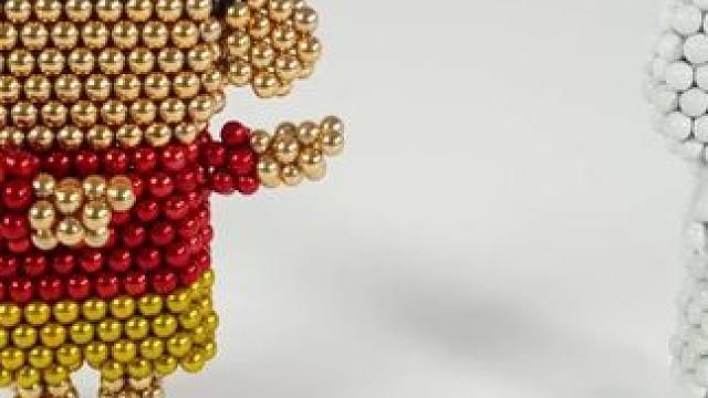 巴克球制作蜡笔小新和小白 你们喜欢吗 #巴克球 #蜡笔小新