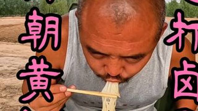 黄河露营地还挺多，一换一个吃东北冷面配辣椒肉卤，相当的地道#户外美食 #户外露营 #床车生活 