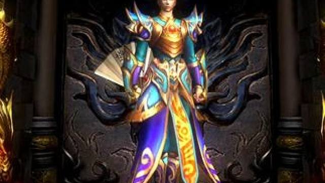 3D版传奇，男道士，火符攻击效果绚丽 #传奇 #热血传奇