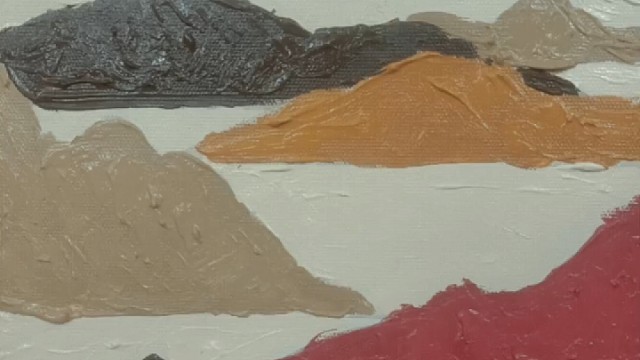 第一次画数字油画