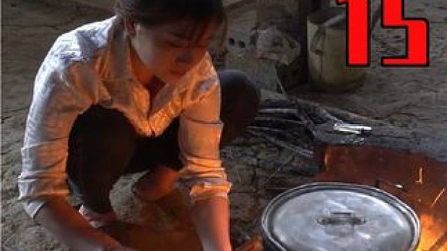 女孩在大山中收获玉米，如何保存食物并制作成鸡鸭饲料 #新农人计划2024农村生活