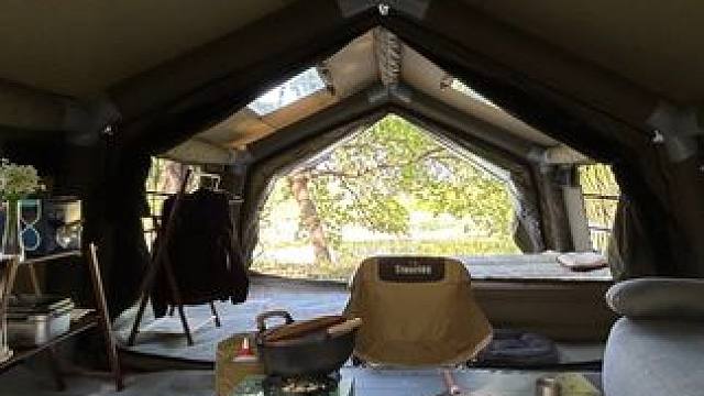 一个人如何在森林里舒服地住上几天？ #露营 #搬家露营 #探迹者 #就要随心地花