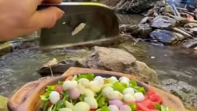 #户外美食制作 #海外美食 #野炊