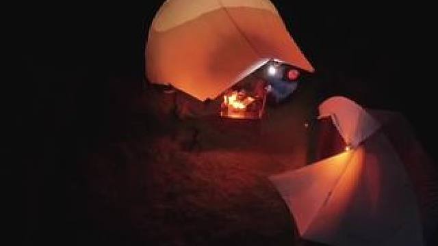 当夜幕降临 #露营报告