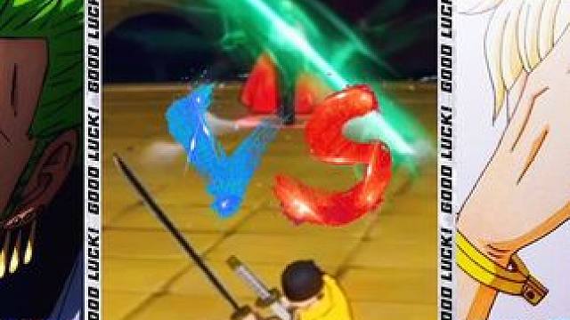 狙击手战斗员索隆对战超秀文斯莫克山治，一个野生高手，一个全服有名的高手，结局如何？#航海王热血航线